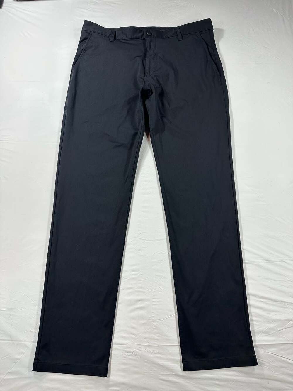 Rhone Commuter Pants Men 36 Black Tech Chino Slim Straight Trousers Stretch